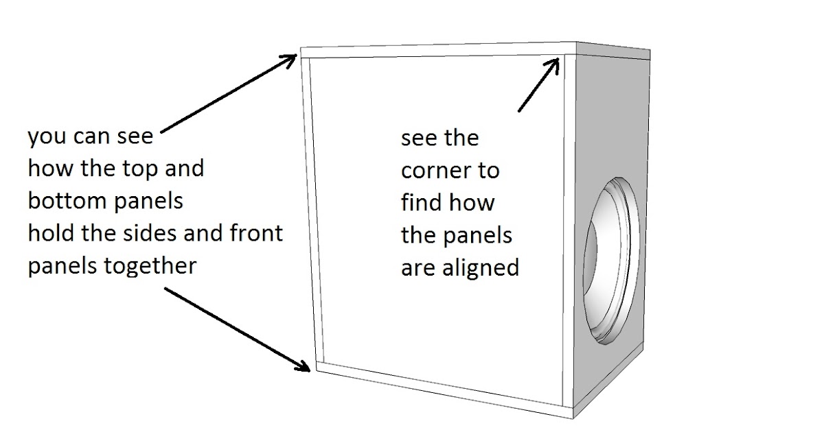 Studio monitor DIY with flat frequency response for audio mixing and