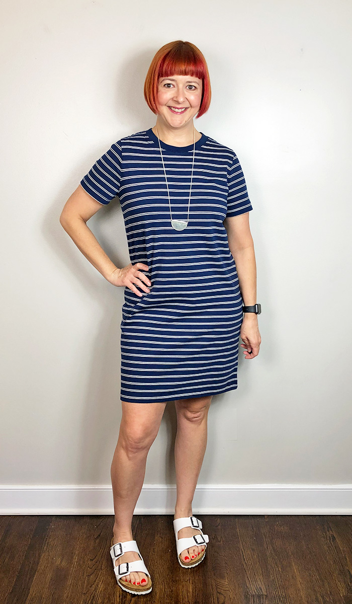 madewell relaxed tee dress