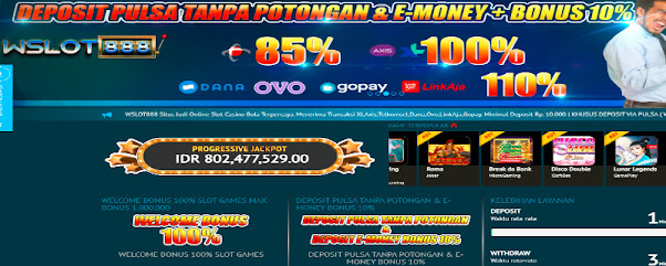 WSLOT888 Judi Pragmatic Slot Deposit Via Pulsa Tanpa Potongan