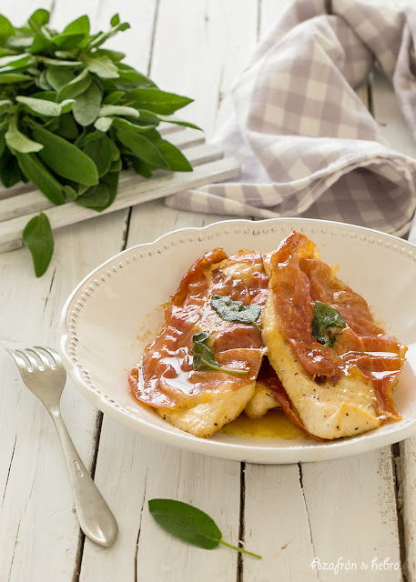 Saltimbocca Con Pechuga De Pollo
