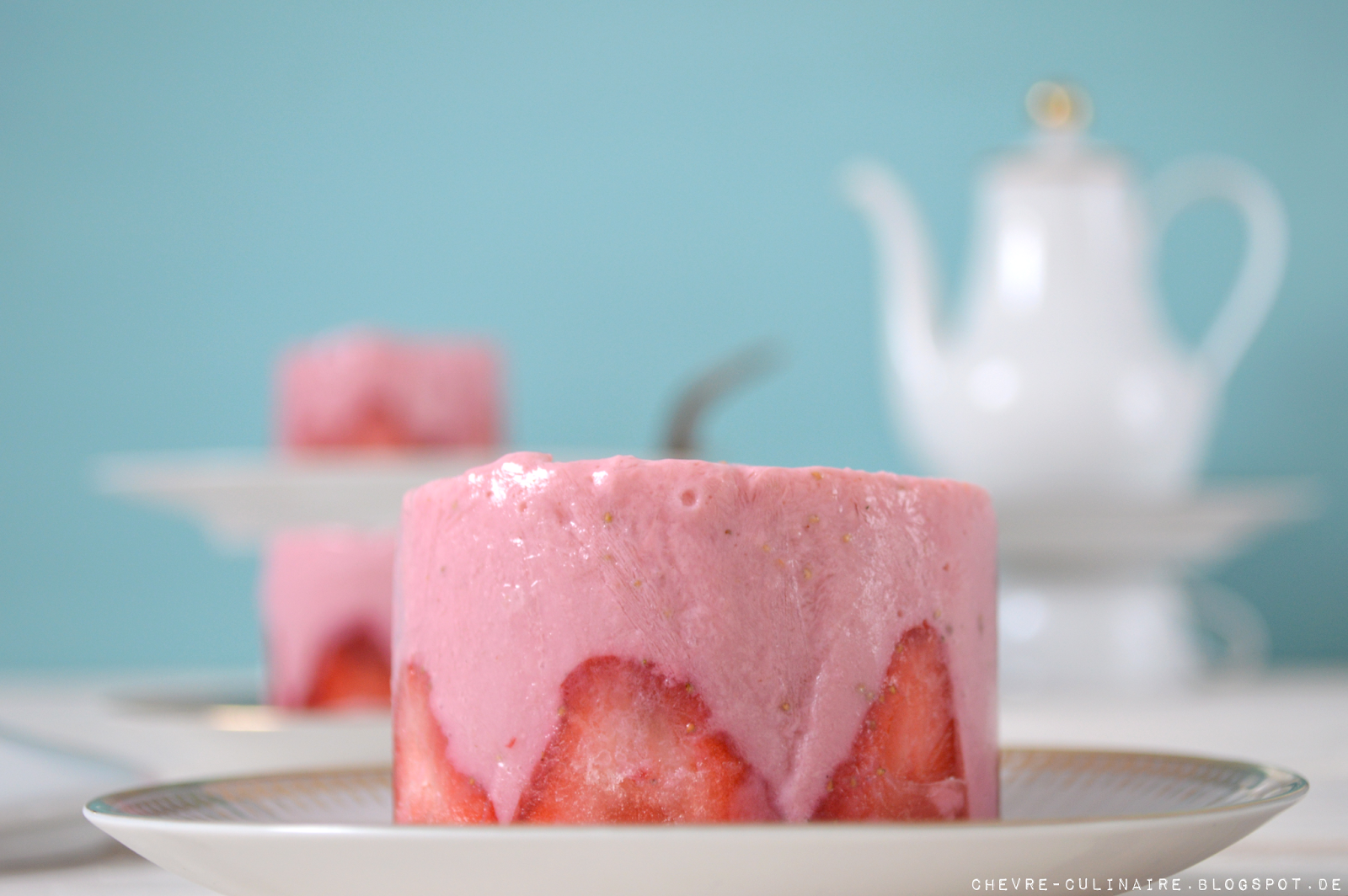 Chèvre Culinaire: Vegane Frozen Joghurt Törtchen mit Erdbeeren ... Chèvre Culinaire: Vegane Frozen Joghurt Törtchen mit Erdbeeren ...