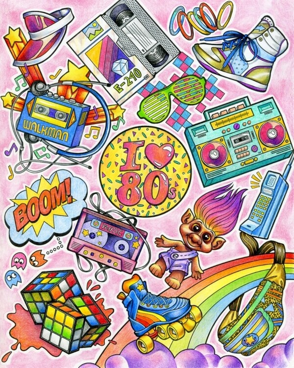 80s Collage
