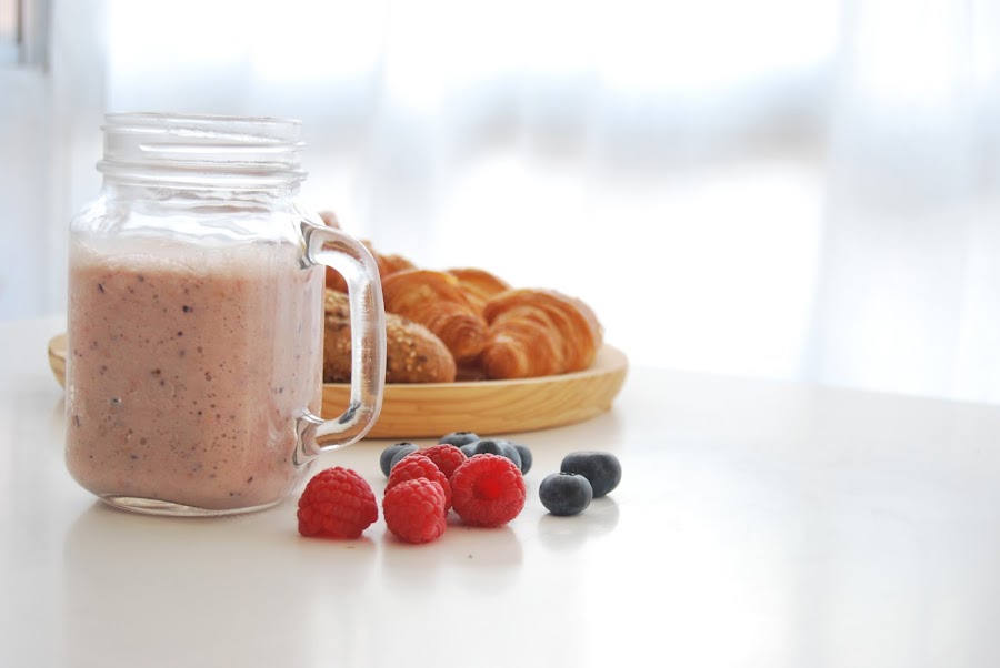 desayuno fácil con fruta para niños