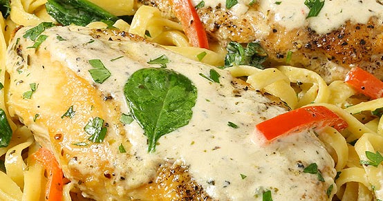 
Tuscan Garlic Chicken And Linguine (With Video)
-image