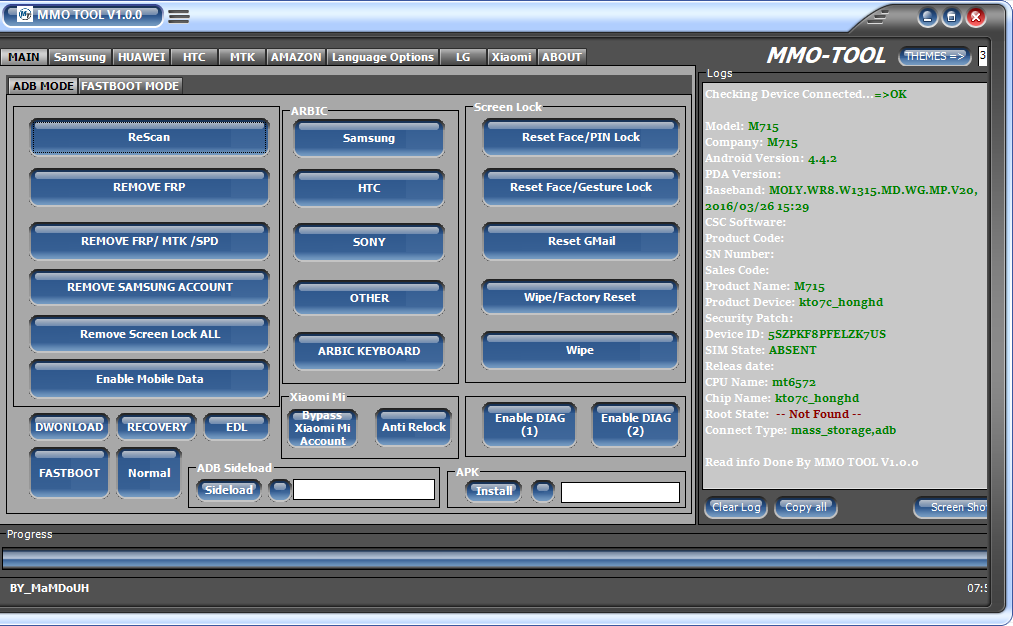 GENERAL TOOL V2.0 Remove FRP OnePlus + New MTK Format