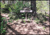 Sign for fork to Maple Canyon Arch or Loop Trail