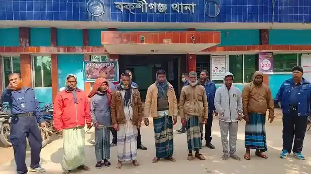 বকশীগঞ্জে পুলিশের অভিযানে ৭ জুয়াড়ি গ্রেপ্তার