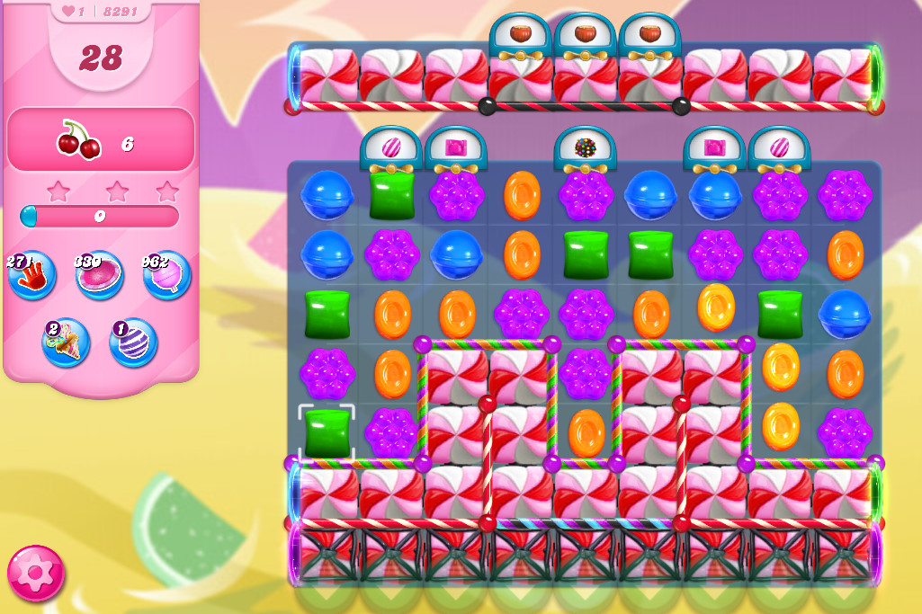 Candy Crush Saga level 8291