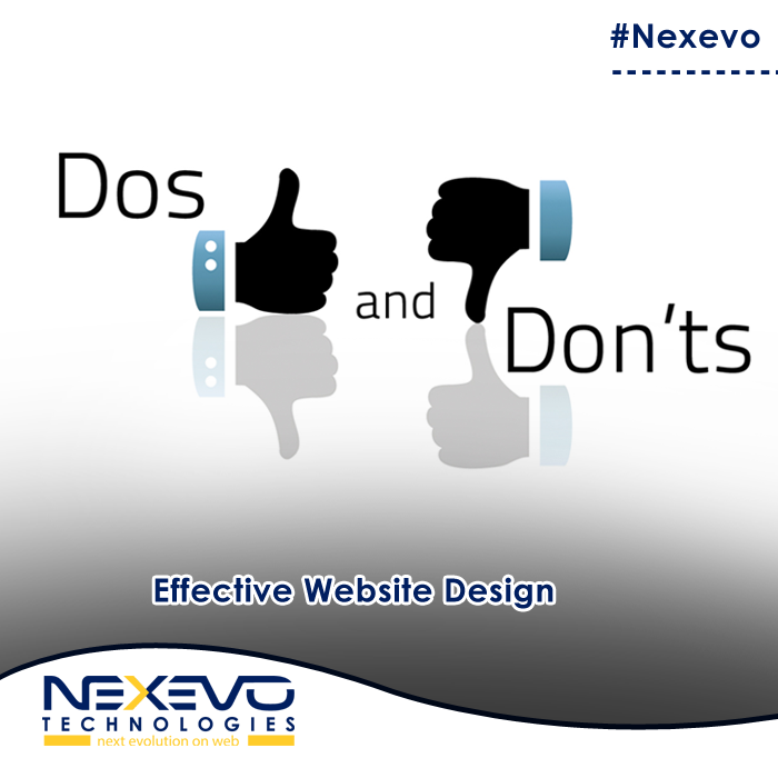 Do and Don'ts of Effective Website Design | Website Design Company