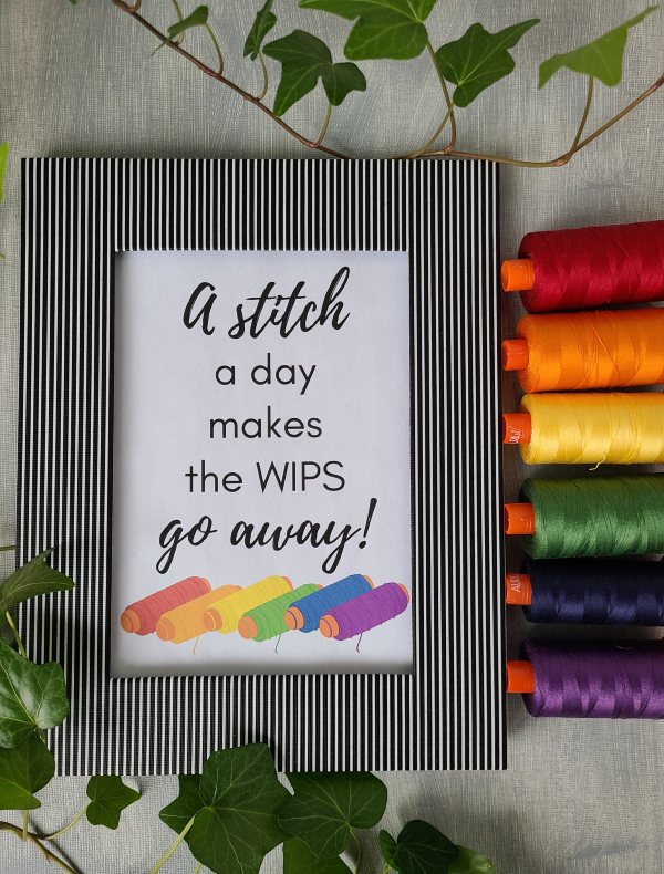 A Stitch a Day printable sewing decor | DevotedQuilter.com