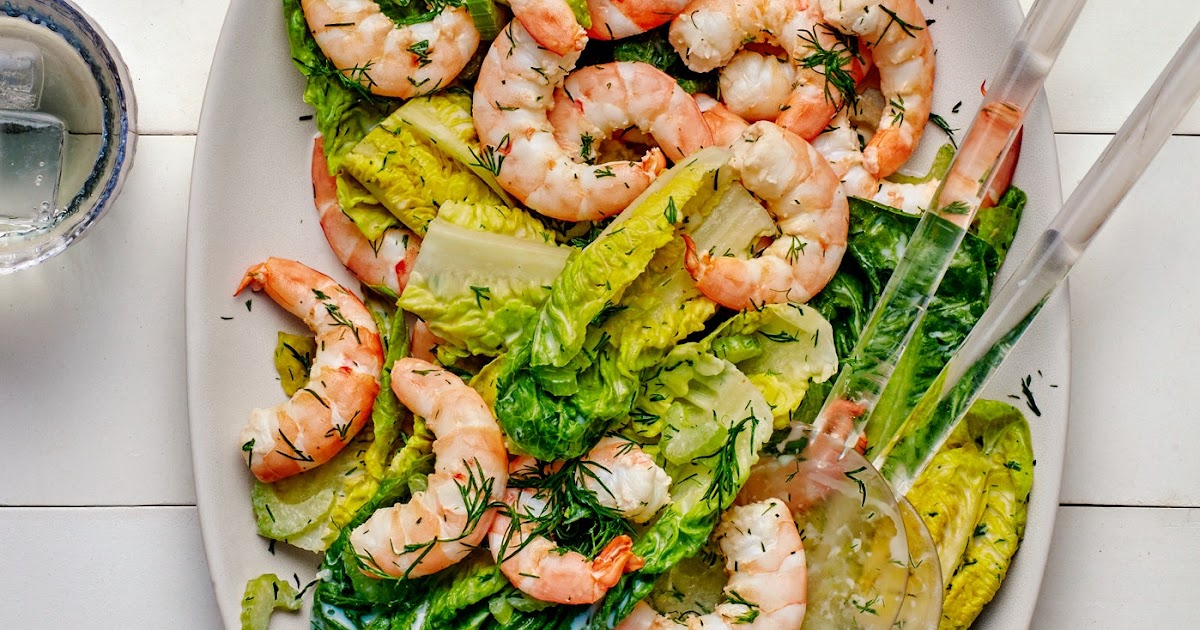 Dukan Diet Primer Cold Shrimp in Dill Cream Sauce