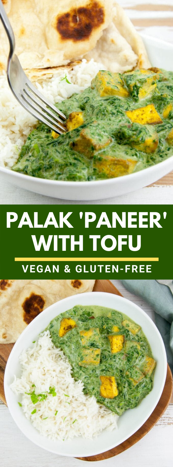 VEGAN PALAK TOFU PANEER #indianfood #vegetarian VEGAN PALAK TOFU PANEER #indianfood #vegetarian