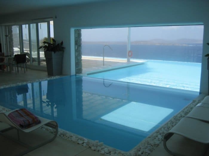 Great indoor pools with stunning views and decorations Great indoor pools with stunning views and decorations