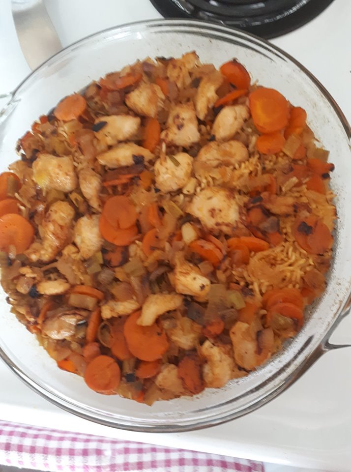 Partageons nos secrets de cuisine Riz au poulet au four Partageons nos secrets de cuisine Riz au poulet au four