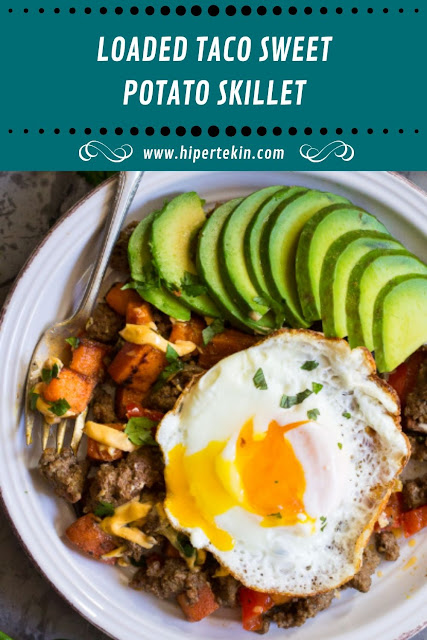 LOADED TACO SWEET POTATO SKILLET