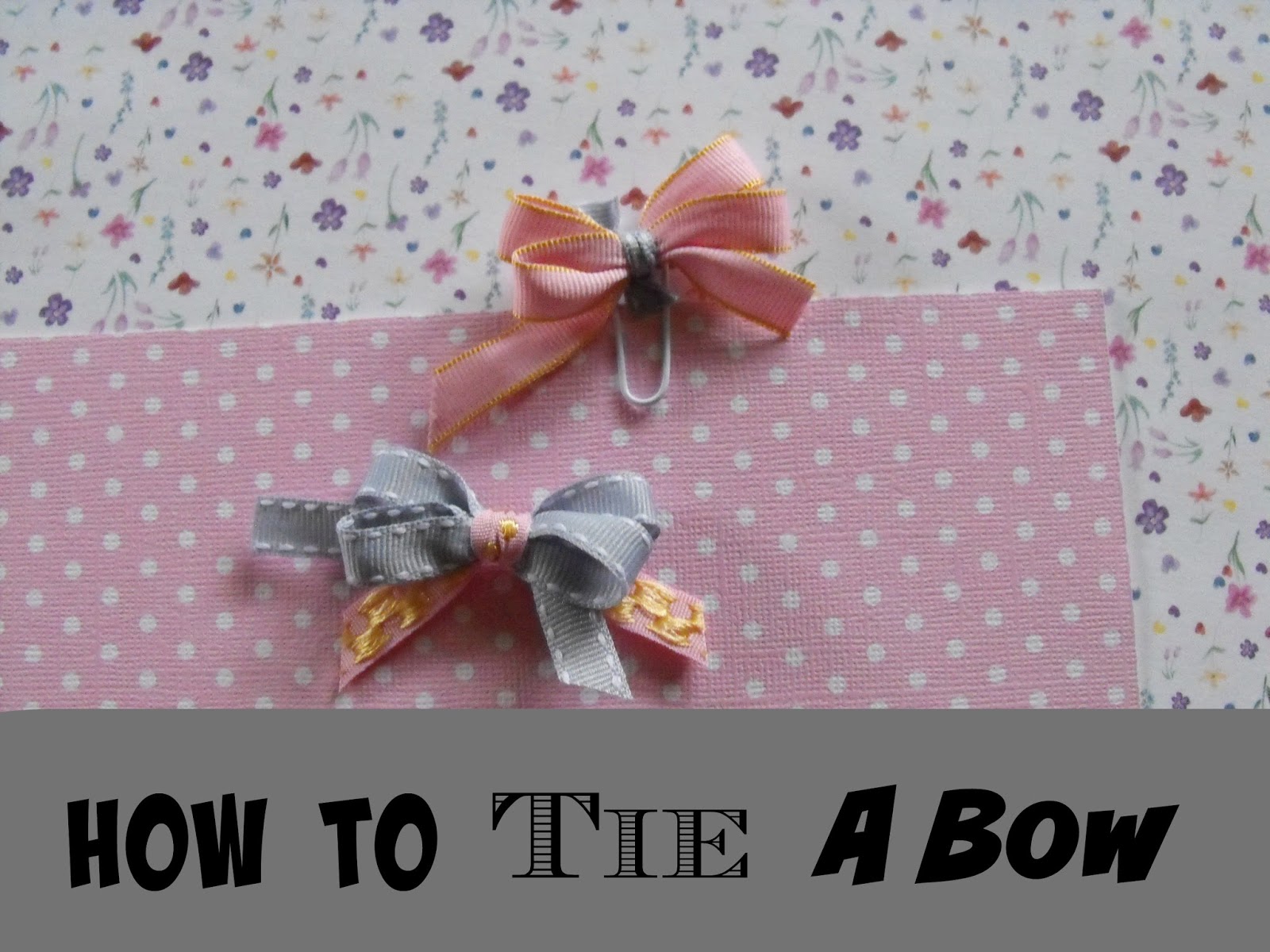 how to make a bow with a fork