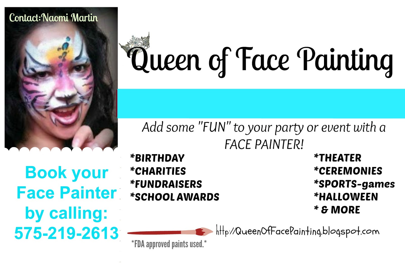QUEEN OF FACE PAINTING