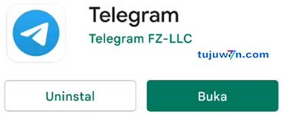 di hp android cara update telegram v8.27