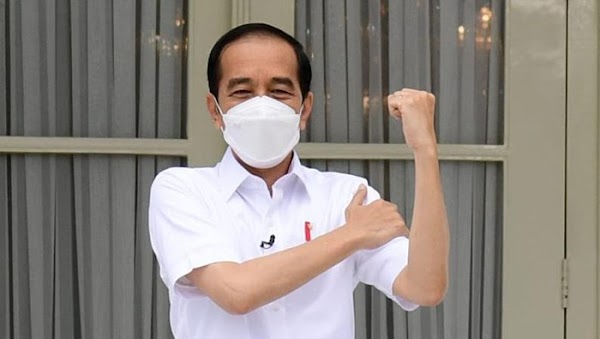 Kesan Jokowi Divaksin Corona: Ndak Terasa Saat Suntik, Setelah 2 Jam Agak Pegal