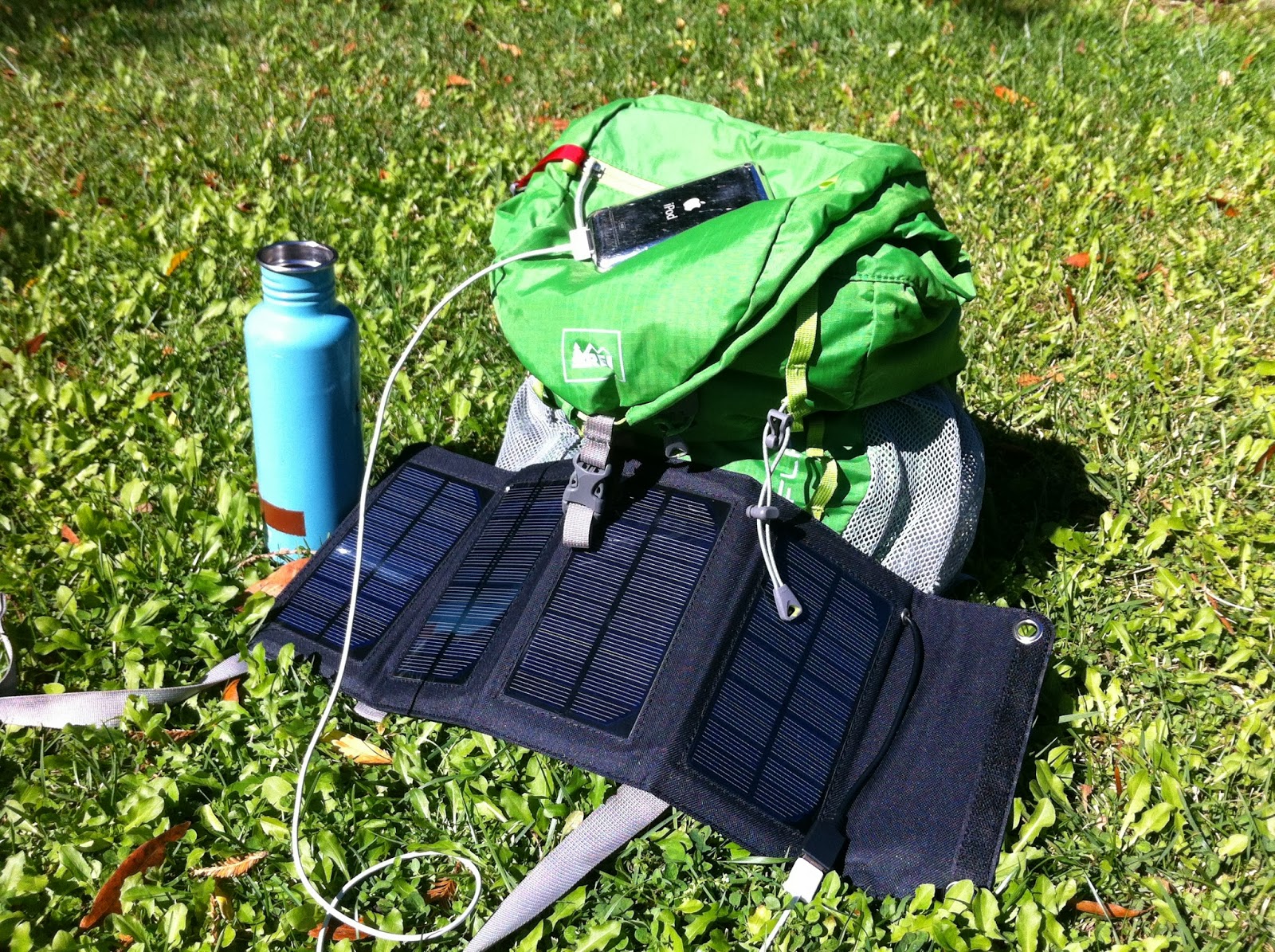 Outdoorsy Mama Cool, Portable, Solar iPhone Charger for Your Hiking