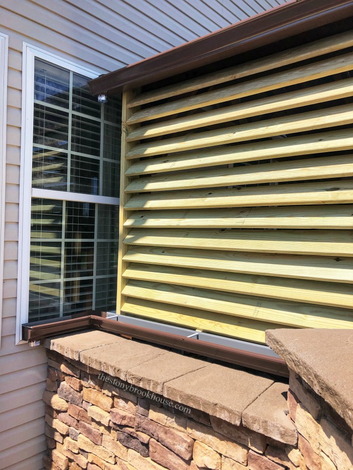 How To Build A Privacy Screen The Stonybrook House