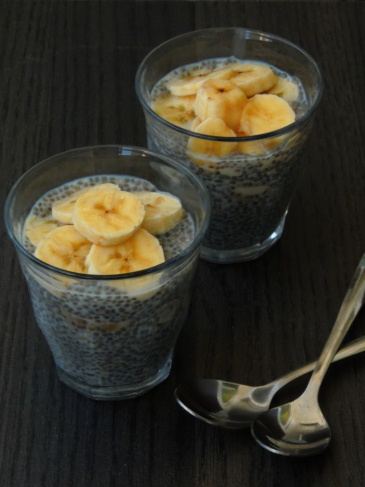 Priya's Versatile Recipes Vegan Banana Chia Seeds Pudding/Gluten Free