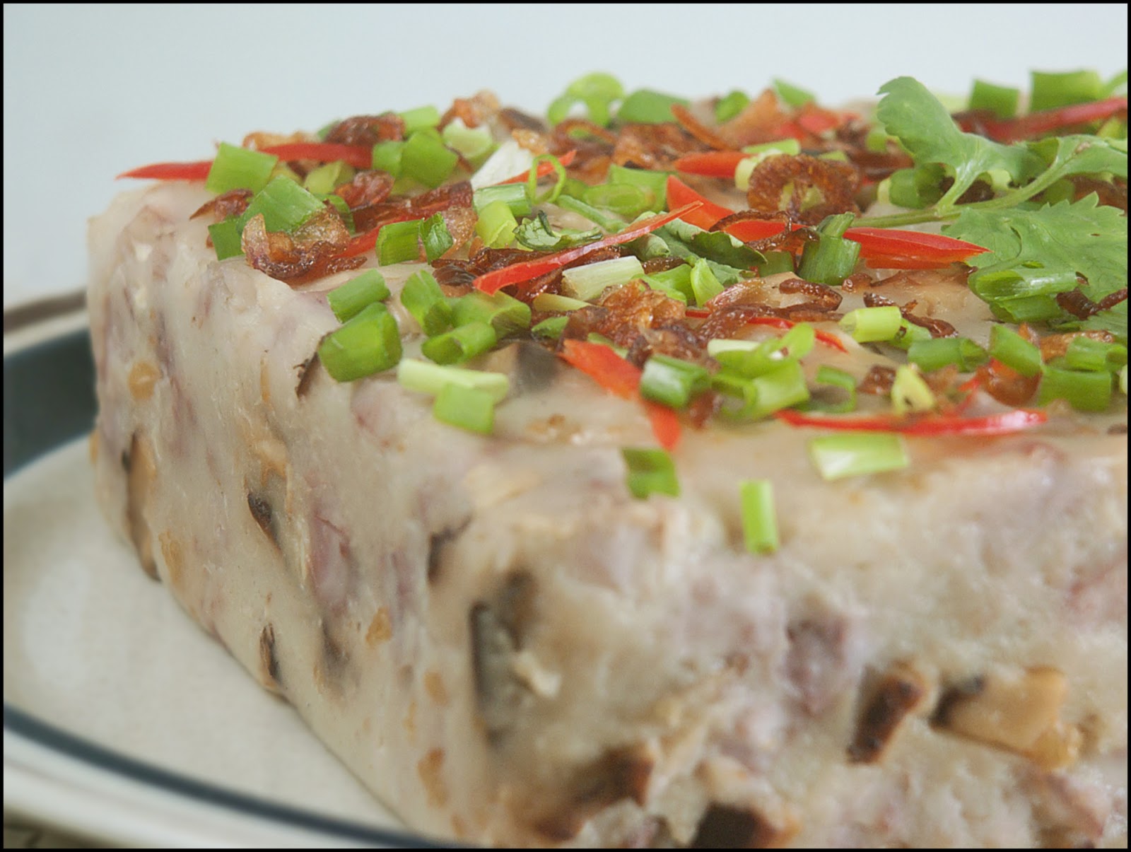 KitchenTigress Orh Kueh/Steamed Yam Cake (I)