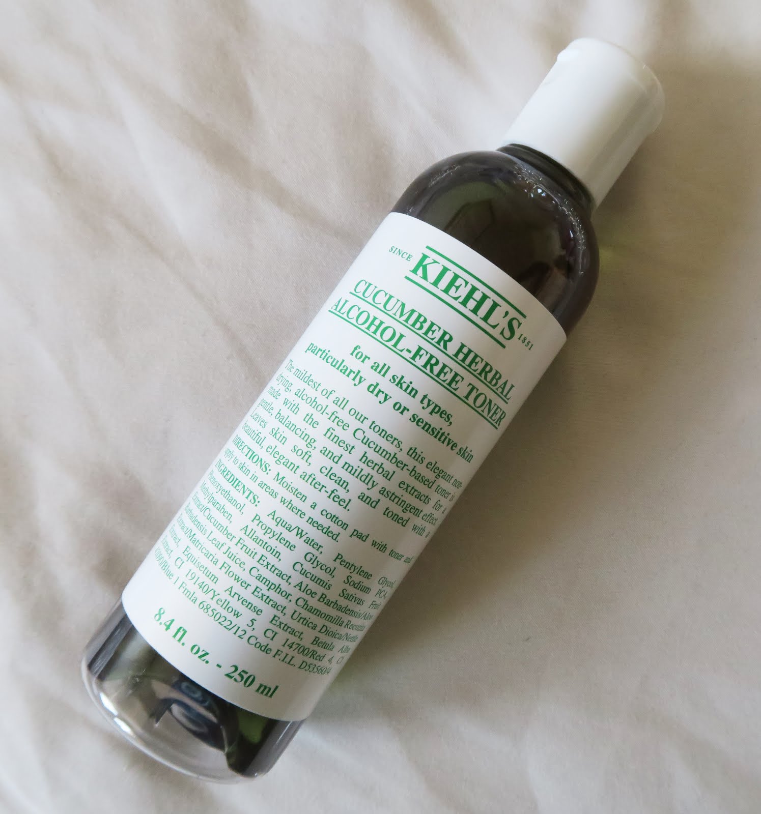 kiehl's cucumber toner