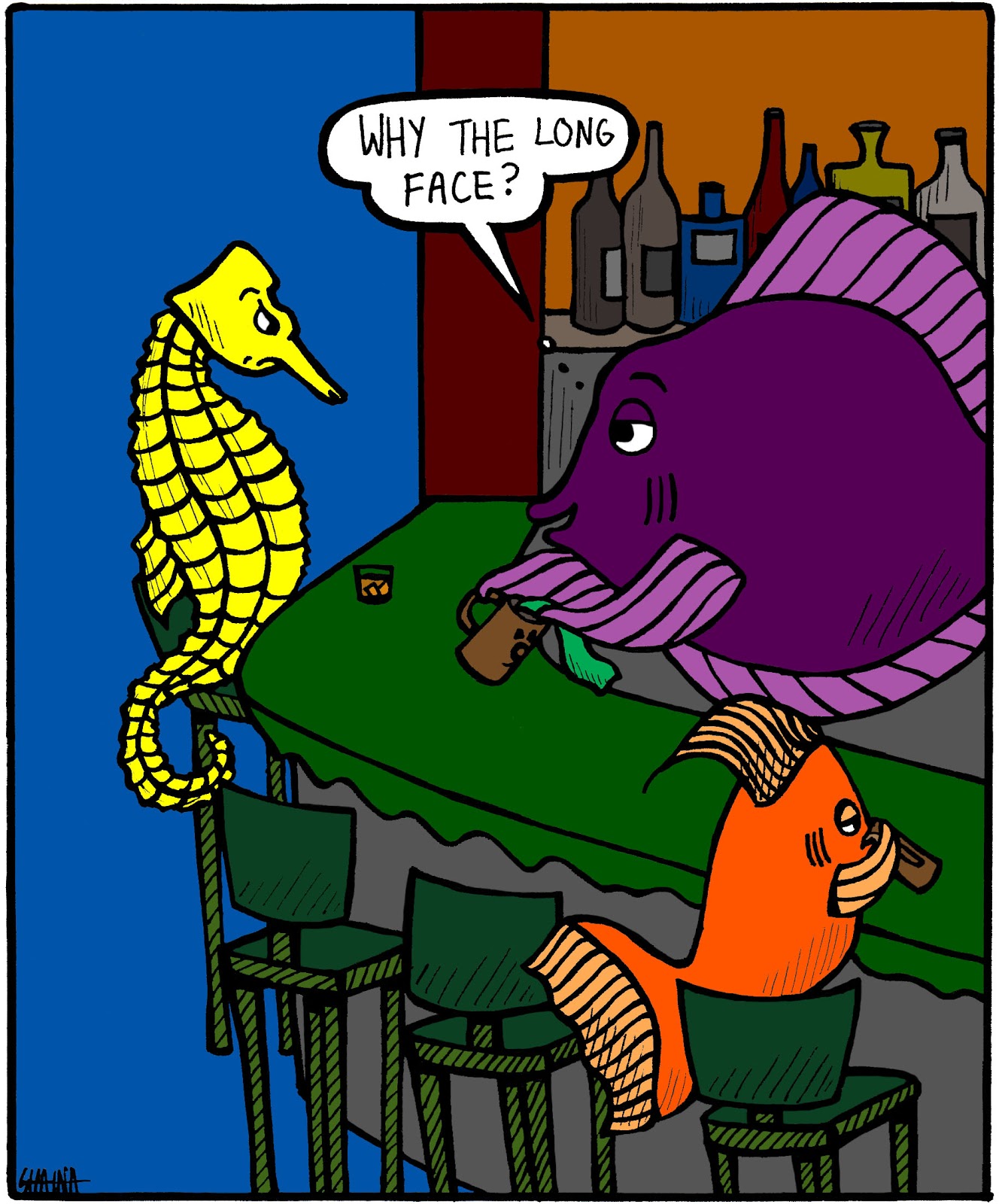 Life on Stilts Quite a Punny Joke