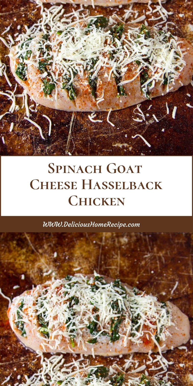 Spinach Goat Cheese Hasselback Chicken Spinach Goat Cheese Hasselback Chicken
