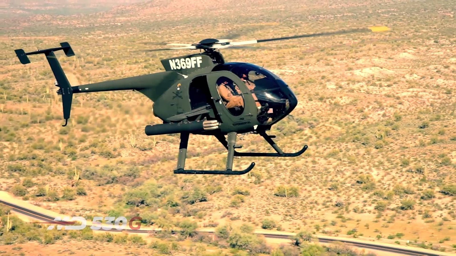 AAG_th บันทึกประจำวัน MDHI สหรัฐฯเปิดตัวเฮลิคอปเตอร์ลาดตระเวนติดอาวุธ