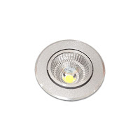 7W 2.5吋 COB LED投射崁燈 7cm嵌入孔,燈頭可調整角度 7W 2.5吋 COB LED投射崁燈 7cm嵌入孔,燈頭可調整角度