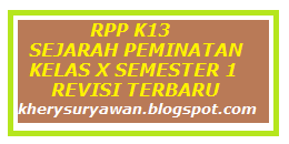 Rpp 1 Lembar Sejarah Peminatan Kelas X Semester 1 Revisi Terbaru Kherysuryawan Id