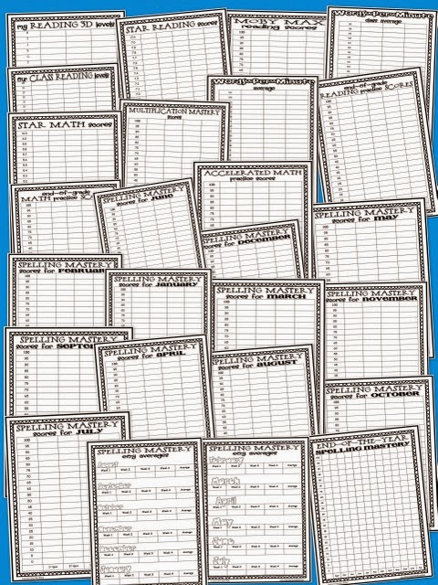 Eclectic Elementary: Data Notebooks