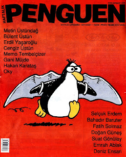 Penguen 1. Sayı Kapağı (25 Eylül 2002)