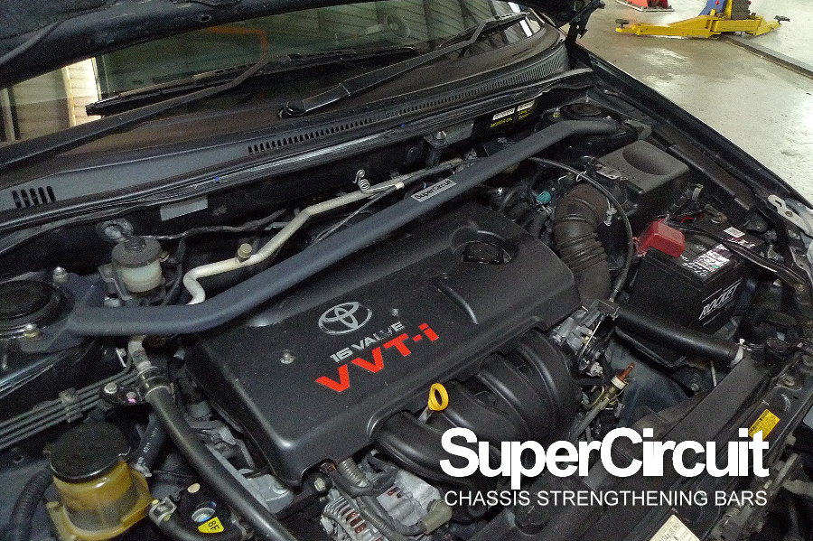 SUPERCIRCUIT CHASSIS STRENGTHENING BARS Toyota Altis (E120) Front