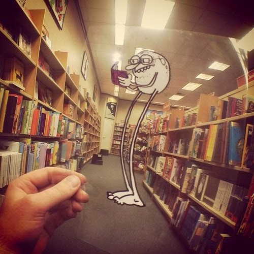 12-Legbean-in-library-Marty-Cooper-aka-Hombre-McSteez-Doodle-Ramblings-www-designstack-co