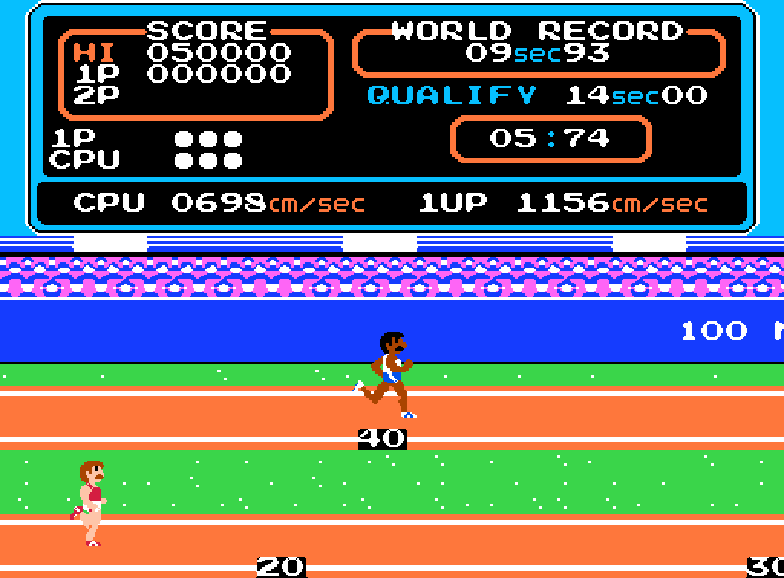 🕹️ Play Retro Games Online Track & Field (NES)