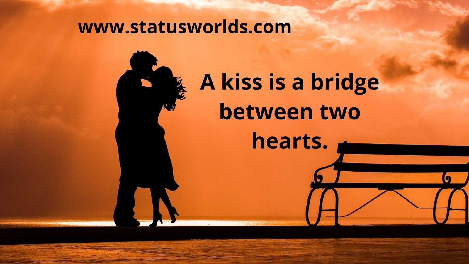 [Best] Kiss Status & Quotes [ 2020 ] For Kiss Lover Couple Status World
