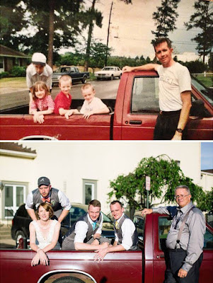 15 Peoples Recreated their Childhood Photos