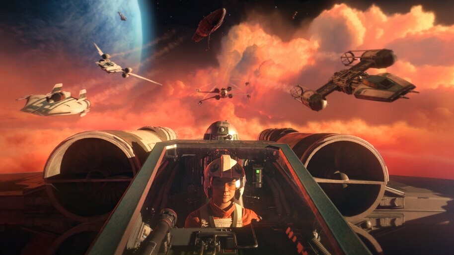 Star Wars Squadrons, Pilot, New Republic, Starships, 4K, #5.2160