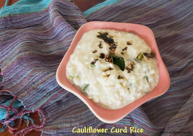 images of Cauliflower Curd Rice / How To Make Cauliflower Curd Rice