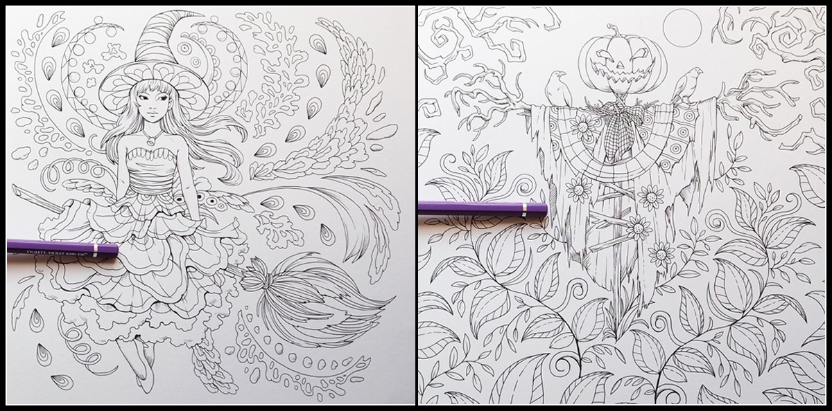 Pasja Kolorowania Mini Zestawienie Kolorowanek Z Motywami Halloween