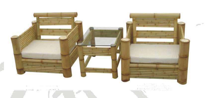 Contoh kursi  sofa minimalis dari bambu  Isi Rumahku