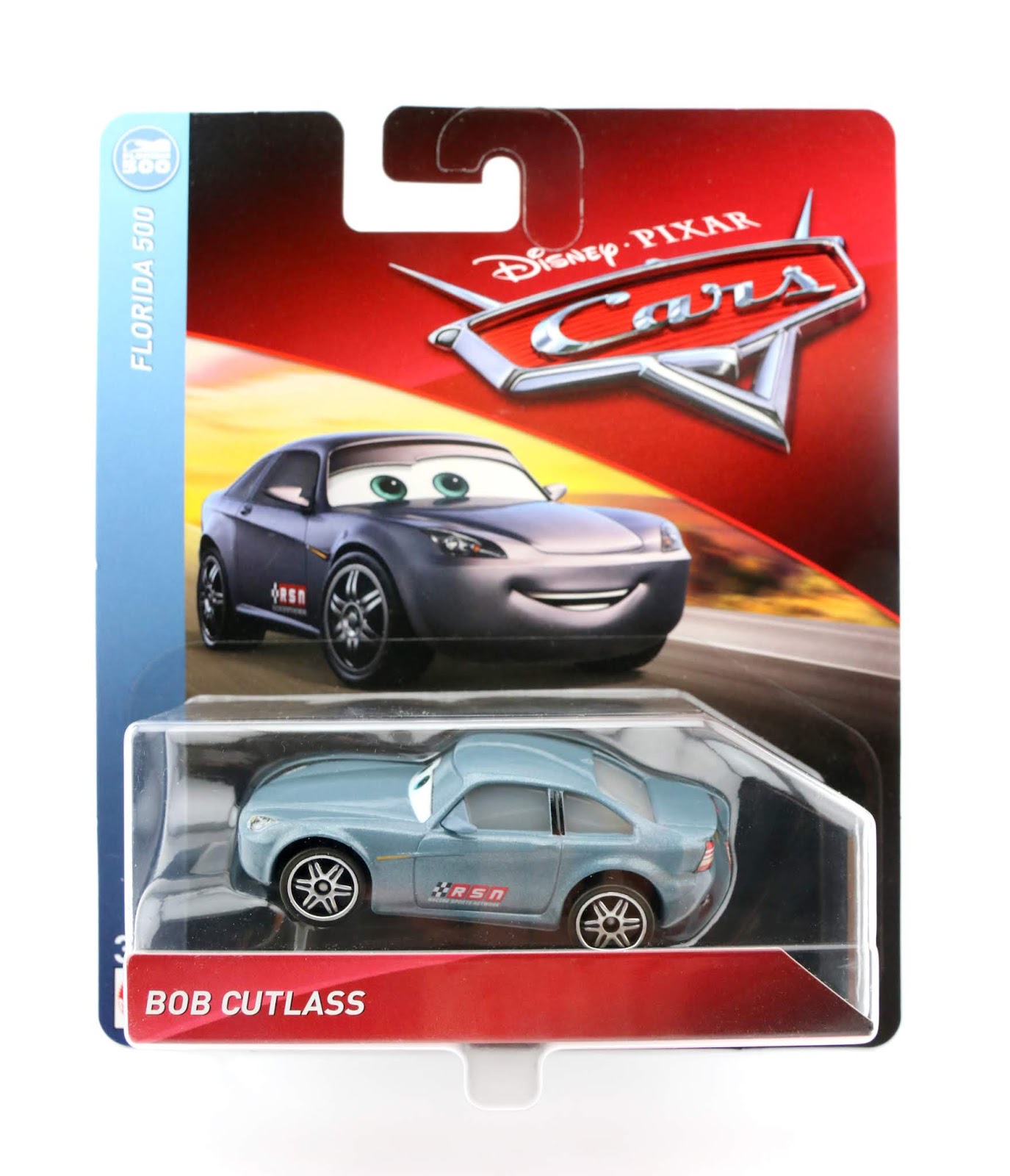 Disney Pixar Cars Movie Bob Cutlass Supercharged Die Cast Mattel Toy