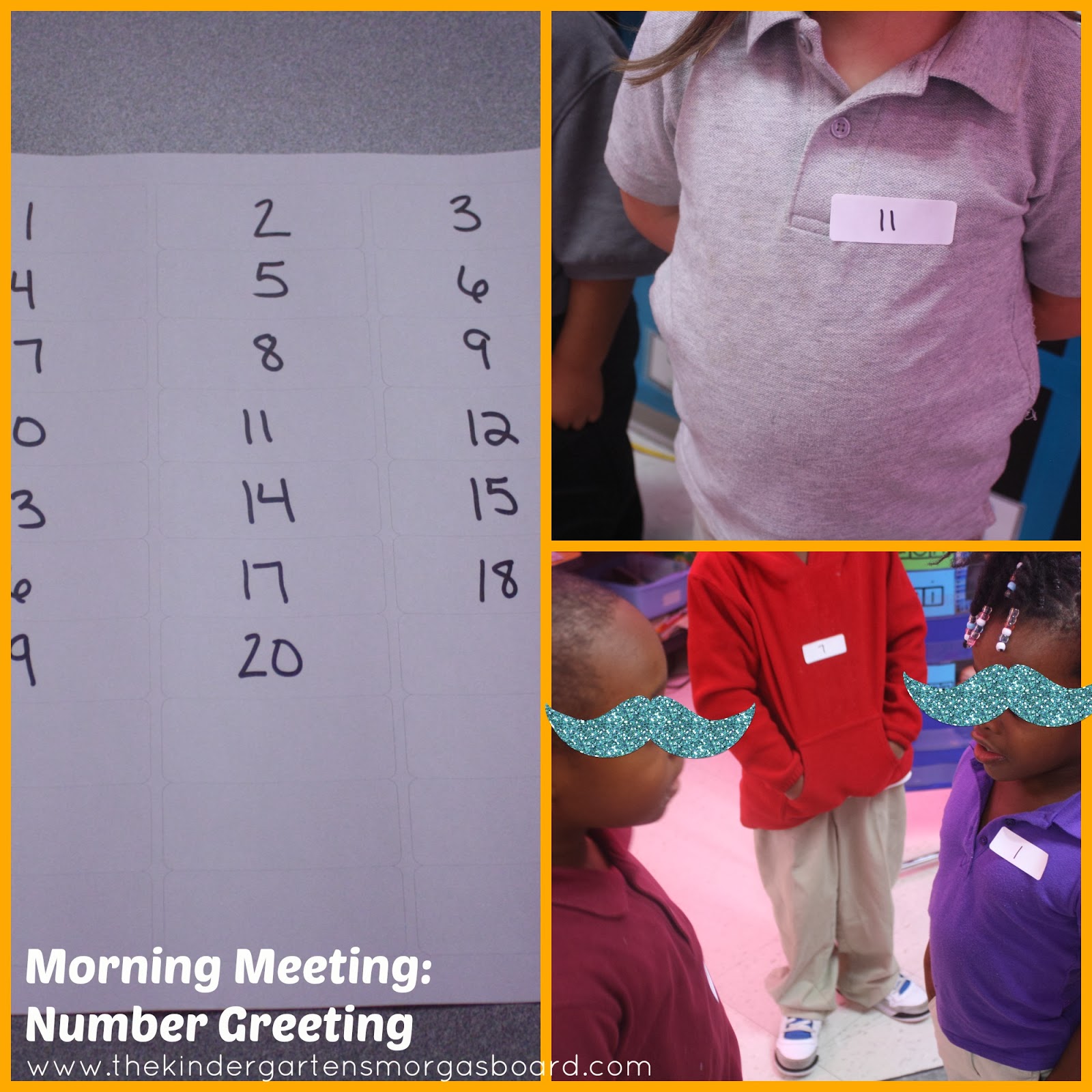 morning+meeting+number+greeting+Collage - Kindergarten Morning Meeting