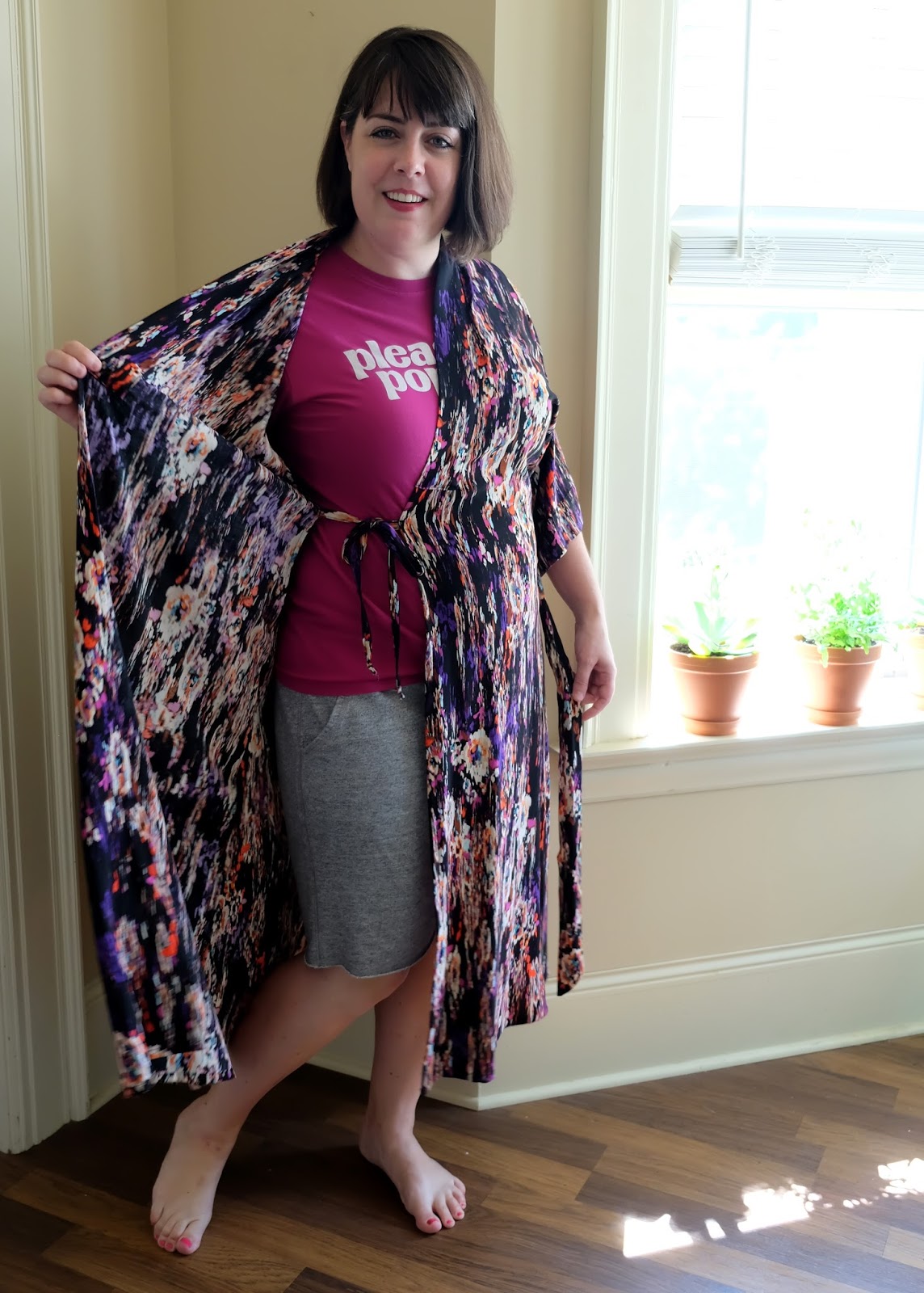 Cookin' & Craftin' Testing, testing Helen's Closet Suki Kimono Robe