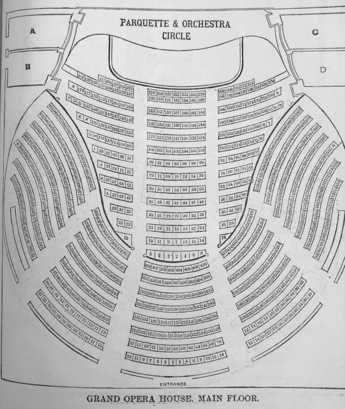 Ziff Ballet Opera House Seating Chart