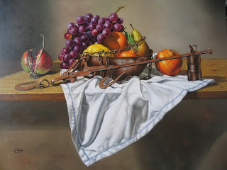 bodegones-de-frutas-composiciones-realistas pinturas-bodegones-realistas