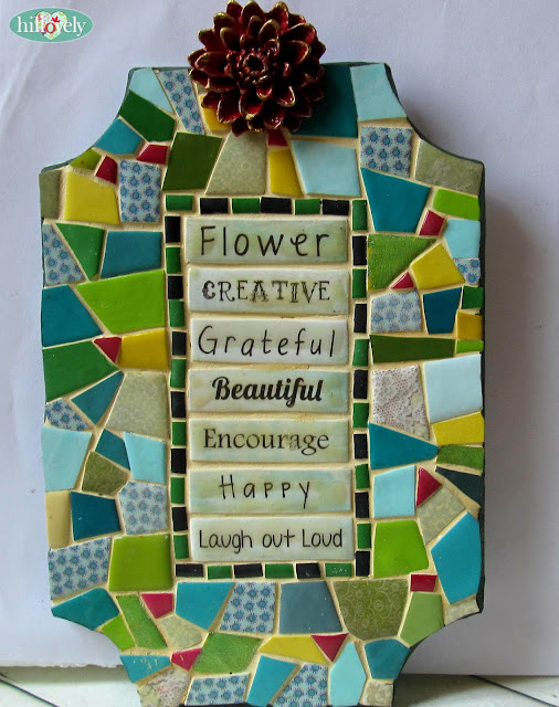 hillovely, hilla bushari, polymer clay mosaic, fimo tile mosaic, 